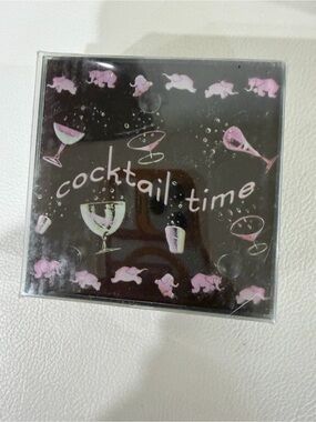 Clear Acrylic Coaster Holder - Transparent